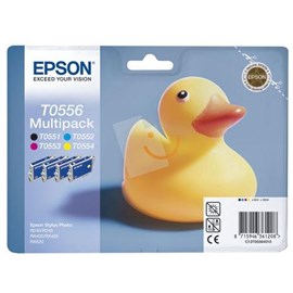 Epson C13T05564020 Renkli + Siyah Kartuş Paketi R240 RX520 RX425