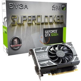 EVGA 04G-P4-6253-KR GeForce GTX 1050 Ti SC GAMING 4GB 128Bit GDDR5 16x