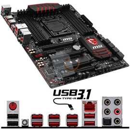 MSI X99A GAMING 7 DDR4 3333MHz M.2 USB 3.1 16x Lga2011-v3