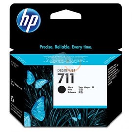 HP 711 CZ133A Siyah Mürekkep Kartuşu T120 T520