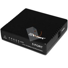 V-net 0105-PB 5 Port 10/100 Fast Ethernet Switch