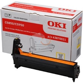 OKI 43870021 Sarı Drum C5850 C5950 MC560