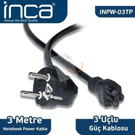 Inca INPW-03TP Yonca Power Kablosu 3m