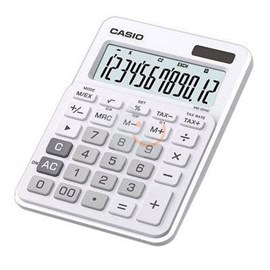 Casio MS-20NC-WE-S-DC(CN) Beyaz 12 Haneli Hesap Makinesi