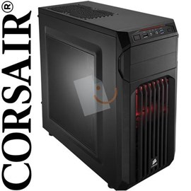 Corsair CC-9011050-550VS Carbide Series SPEC-01 Red LED Mid-Tower 550W Siyah Kasa