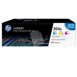 HP 304A CF372AM Mavi Kırmızı Sarı Toner 3 Lü Paket CP2025 CM2320mfp