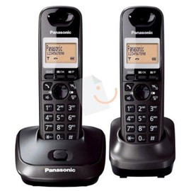 Panasonic KX-TG2512 Siyah Dect Kablosuz Telefon Çift Ahize
