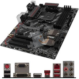 MSI B350 TOMAHAWK DDR4 M.2 HDMI DVI LED 16x Ryzen AM4 ATX