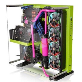 Thermaltake CA-1E7-00M8WN-00 Core P5 Green Edition Uzay Montaj Yeşil Siyah USB 3.0 Kasa