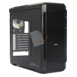 Zalman Z12 Plus Mid Tower 3x Fanlı Pencereli PSUsuz Atx Siyah Kasa (Hediyeli)