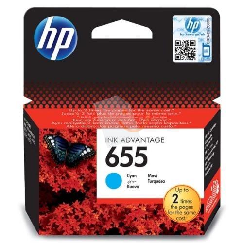 HP 655 CZ110AE Mavi Kartuş 3525, 4615, 4625, 5525, 6 Serileri