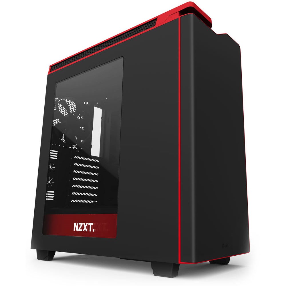 NZXT CA-H442W-M1 H440 Siyah Kırmızı Pencereli ATX PSUsuz Kasa