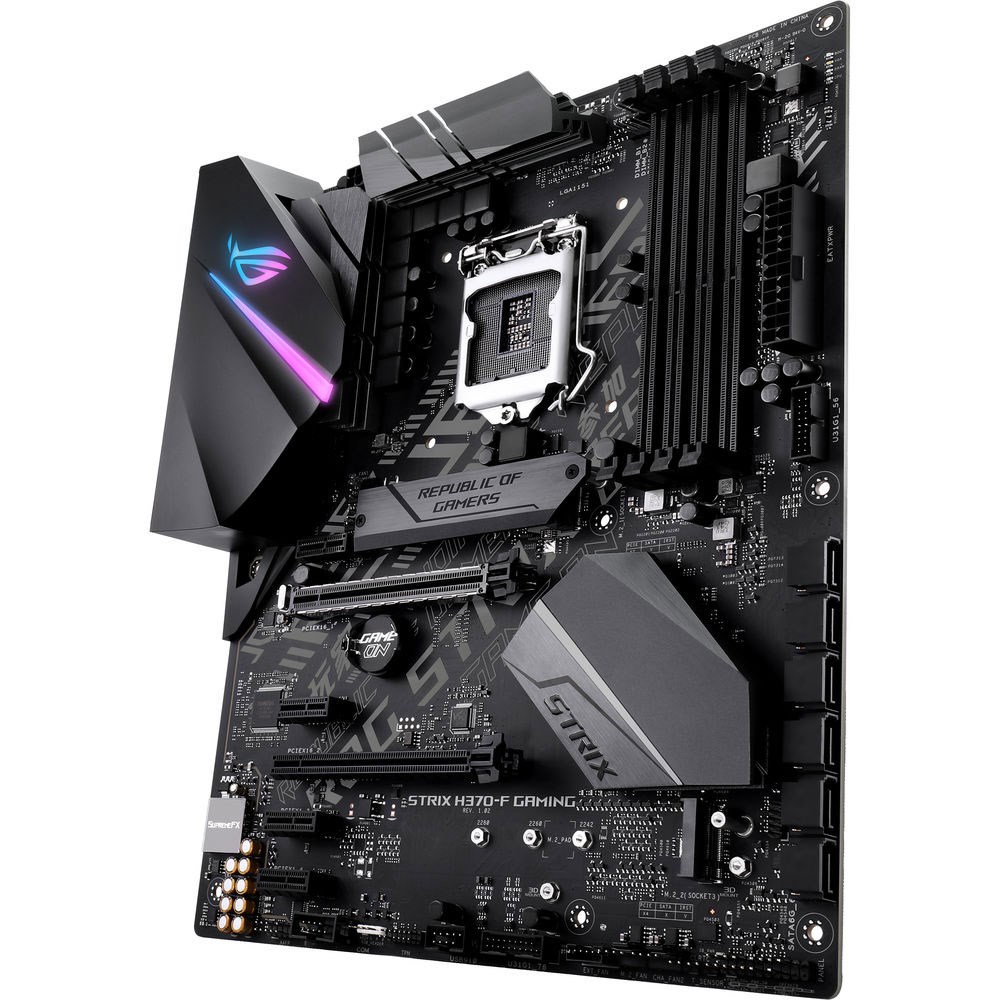 Asus ROG STRIX H370-F GAMING DDR4 M.2 HDMI DVI DP RGB LED Lga1151 ATX