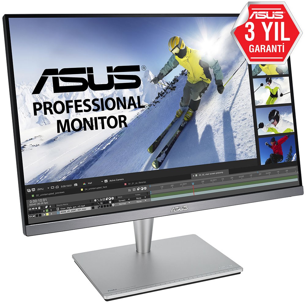 Asus ProArt PA24AC 24 5ms WUXGA HDR HDMI DP sRGB USB-C IPS Profesyonel Monitör