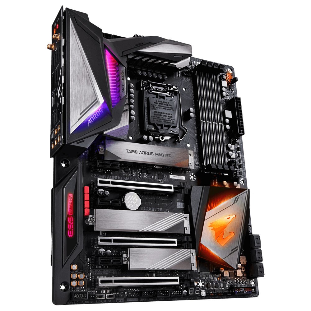 Gigabyte Z390 AORUS MASTER DDR4 Üçlü M.2 RGB Fusion Lga1151 ATX