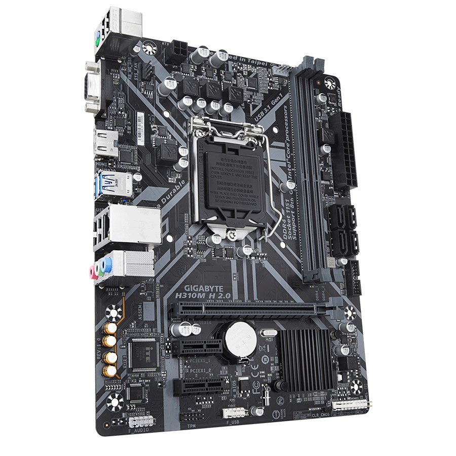 Gigabyte H310M H 2.0 DDR4 HDMI D-Sub 16x Lga1151 mATX