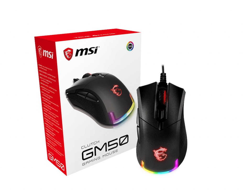 MSI Clutch GM50 Optik Oyuncu Mouse Siyah