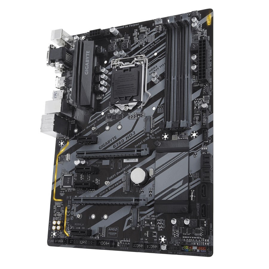 Gigabyte B360 HD3 Lga1151 DDR4 M.2 HDMI DVI 16x Lga1151 ATX