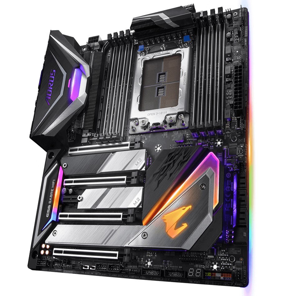 Gigabyte X399 AORUS XTREME Üçlü M.2 RGB Fusion WIFI ac 16x SocketTR4 E-ATX