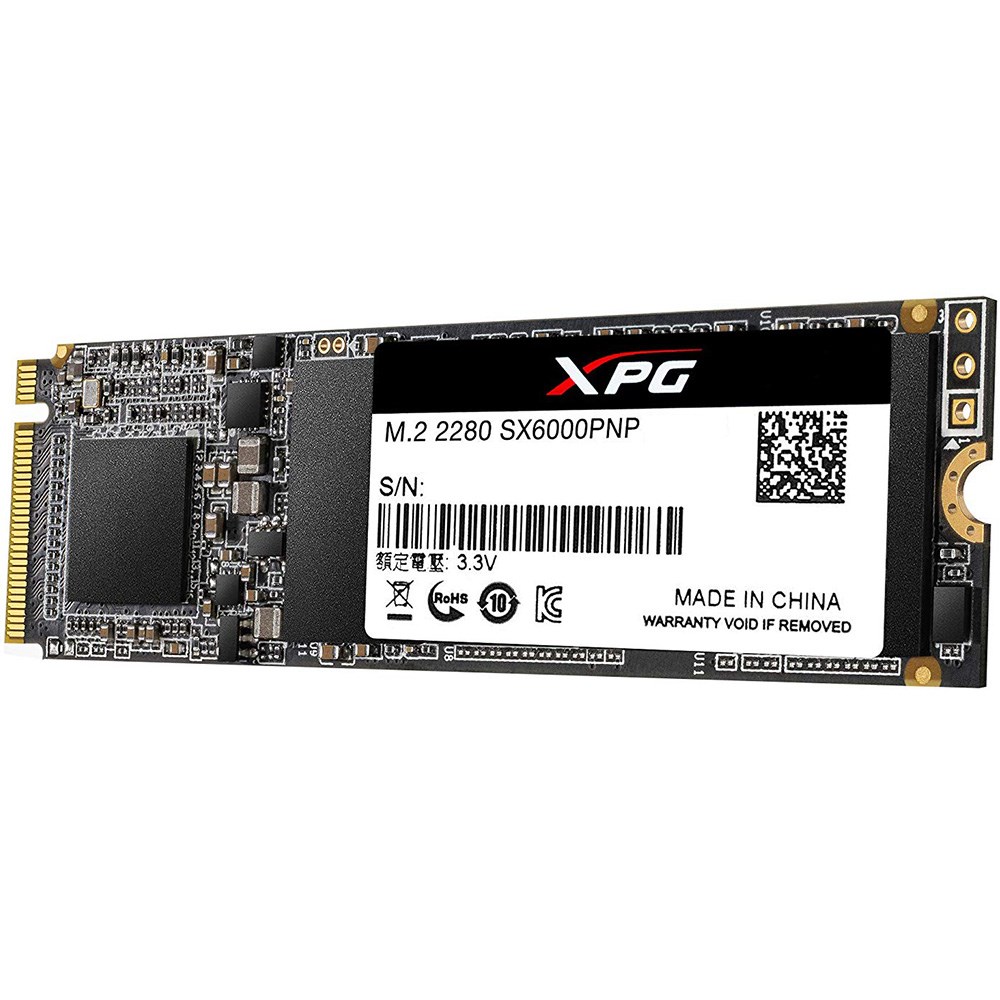 ADATA ASX6000PNP-1TT-C XPG SX6000 Pro 1TB PCIe Gen3x4 M.2 SSD 2100Mb/1400Mb