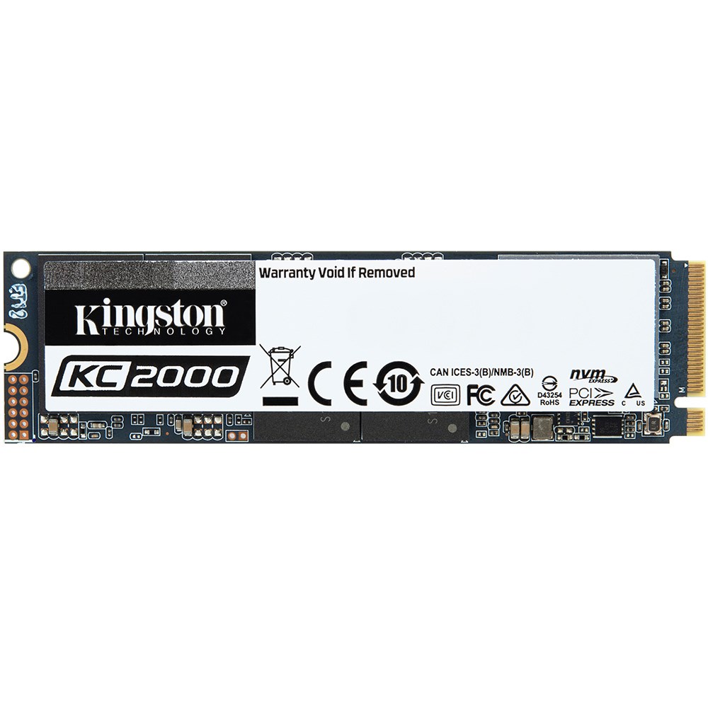 Kingston SKC2000M8/1000G KC2000 1TB M.2 NVMe PCIe SSD 3200MB/2200MB