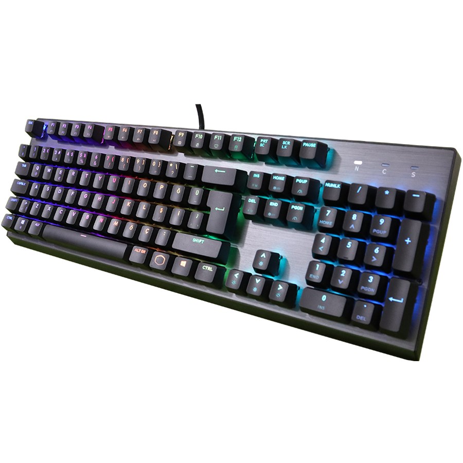 Cooler Master CK-350-KKOL1-TU CK350 RGB Mekanik Blue Switch Q TR Oyuncu Klavyesi