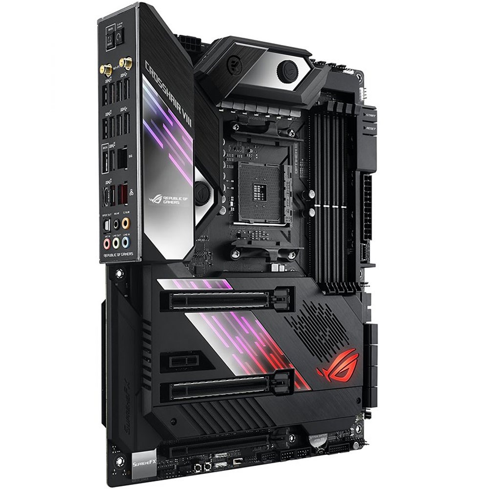 Asus ROG CROSSHAIR VIII FORMULA X570 DDR4 Çift M.2 ax Wi-Fi AM4 ATX