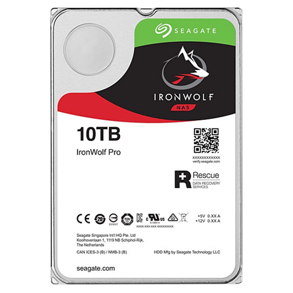 Seagate Ironwolf Pro ST10000NE0008 10TB 256MB 7200Rpm 3.5 SATA3 NAS Hard Disk