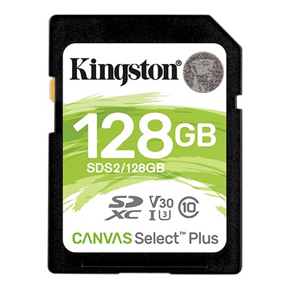 Kingston Canvas Select Plus SDS2/128GB 128 GB SDXC Class 10 UHS-I Hafıza Kartı