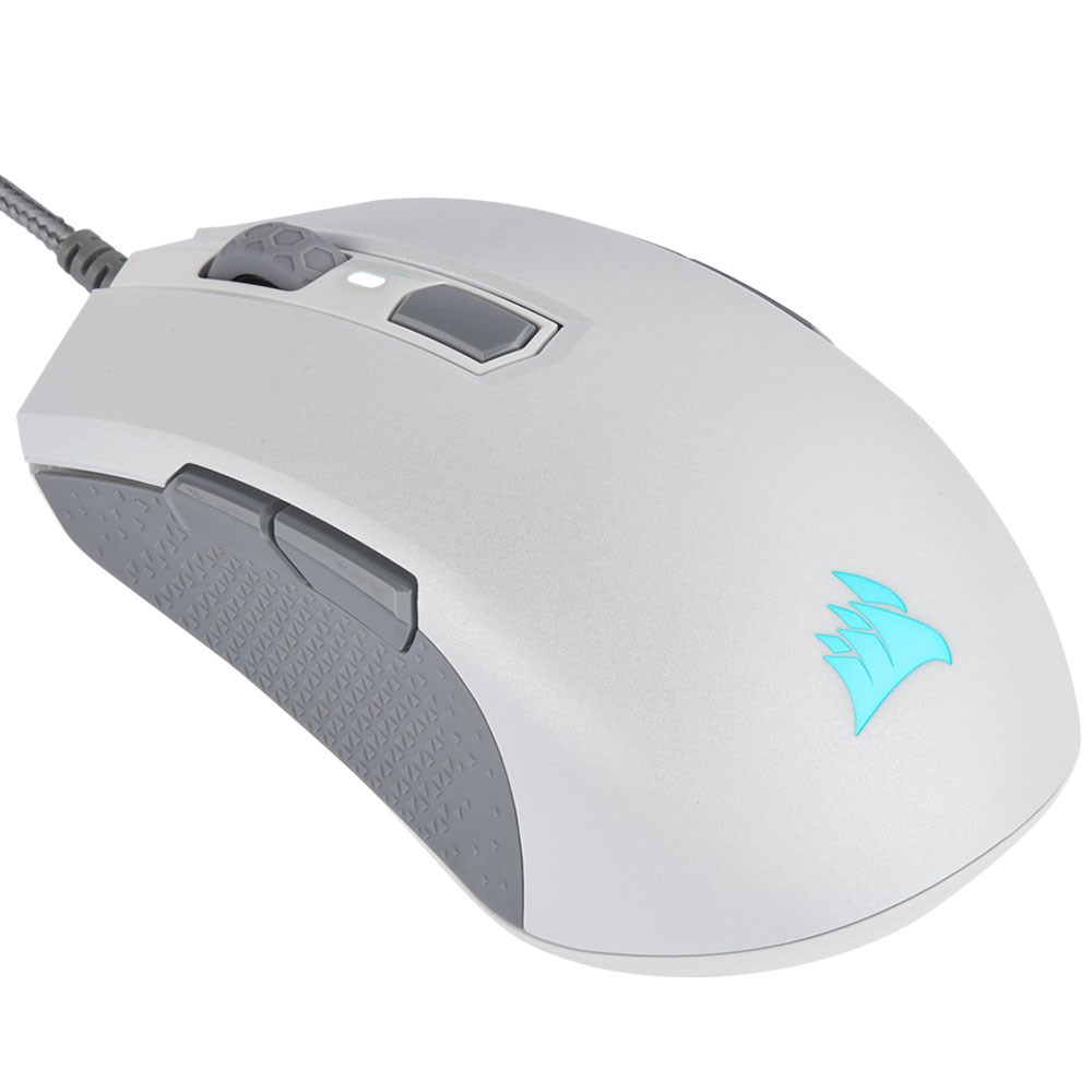 Corsair CH-9308111-EU M55 RGB PRO Beyaz Ambidextrous Çoklu Tutuş Optik Gaming Mouse