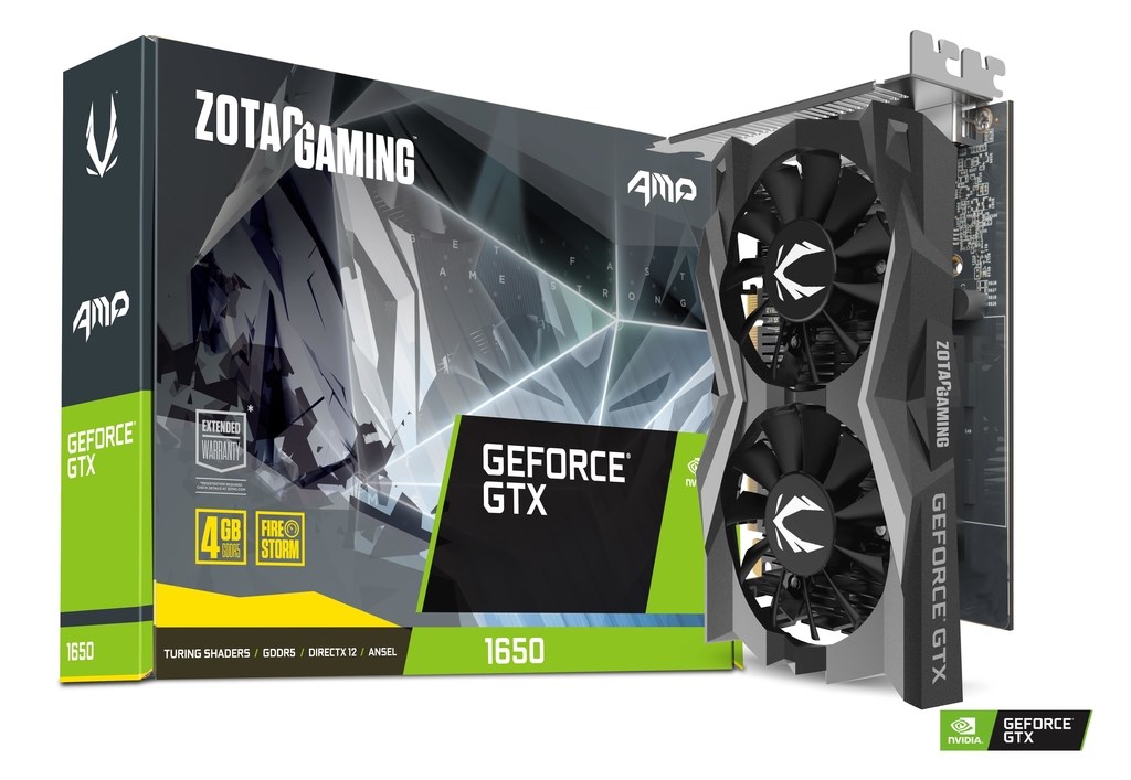 Zotac GTX1650 AMP 128B 4G GDDR5 ZT-T16500D-10L