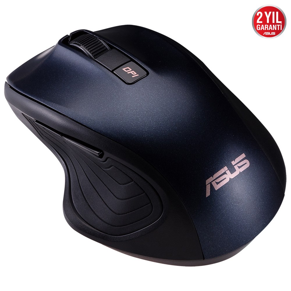 ASUS MW202 Siyah Sessiz Klik Kablosuz Mouse