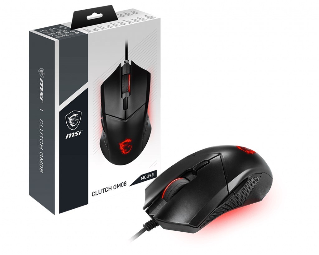 MSI GG CLUTCH GM08 Gaming Kablolu Optik Mouse