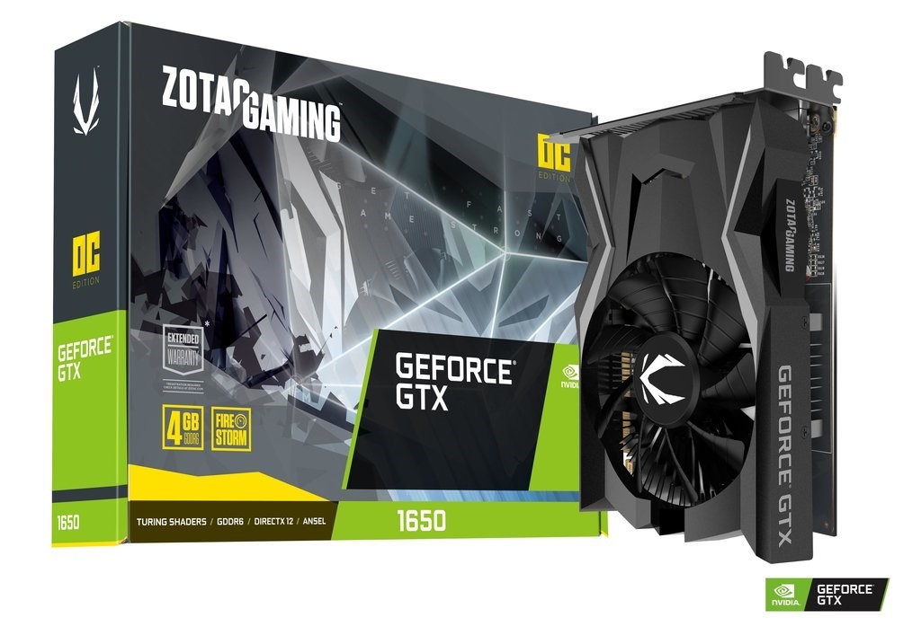 Zotac GAMING GTX1650 OC 4G GDDR6 ZT-T16520F-10L