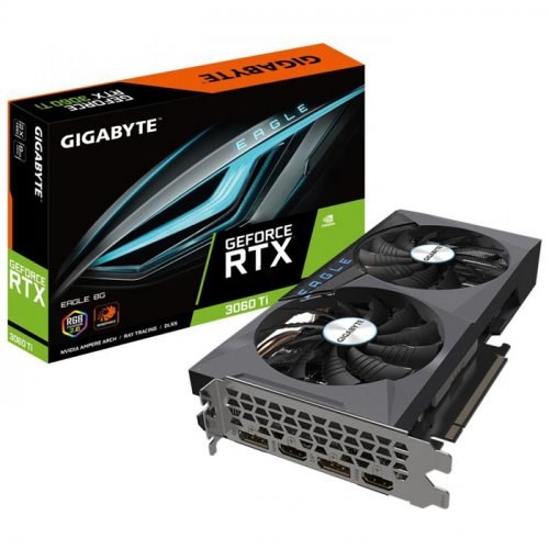 Gigabyte GeForce RTX 3060 Ti Eagle 8G GV-N306TEAGLE-8GD 8GB GDDR6 256Bit DX12 Gaming Ekran Kartı