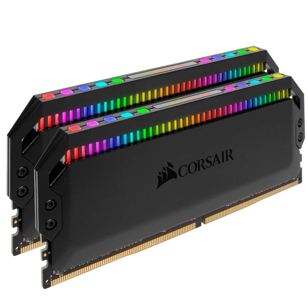 CORSAIR CMT16GX4M2K3600C16 16GB (2x8GB) DOMINATOR PLATINUM RGB Siyah 3600MHz CL16 DDR4 Dual Kit Ram 