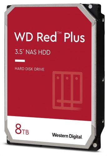 WD Red Plus WD80EFBX 3.5 8 TB 7200 RPM SATA 3 HDD