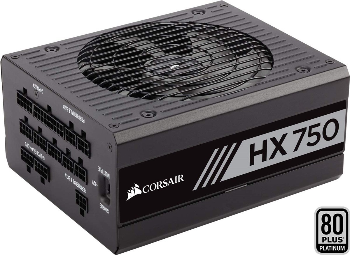 Corsair HX Serisi HX750 CP-9020137-EU 750W 80 Plus Platinum Full Modüler Power Supply