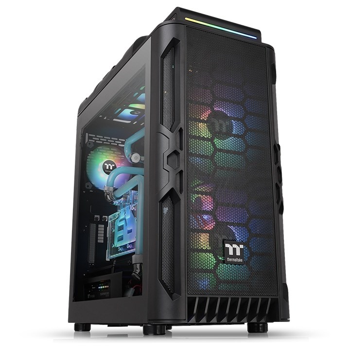 Thermaltake Level 20 RS 2 x Tempered Glass Pencereli, 2x200mm ARGB Ledli Siyah MidTower Kasası CA-1P8-00M1WN-00