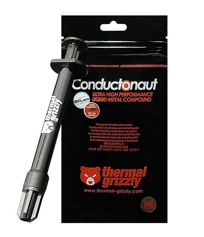 Thermal Grizzly TG-C-001-R Conductonaut Likit Metal 1gr 73W Yüksek Performanslı Termal Macun