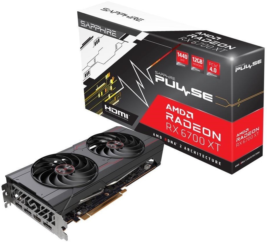 Sapphire AMD Radeon RX 6700 XT Pulse OC 11306-05-20G 12 GB GDDR6 192 Bit Ekran Kartı 