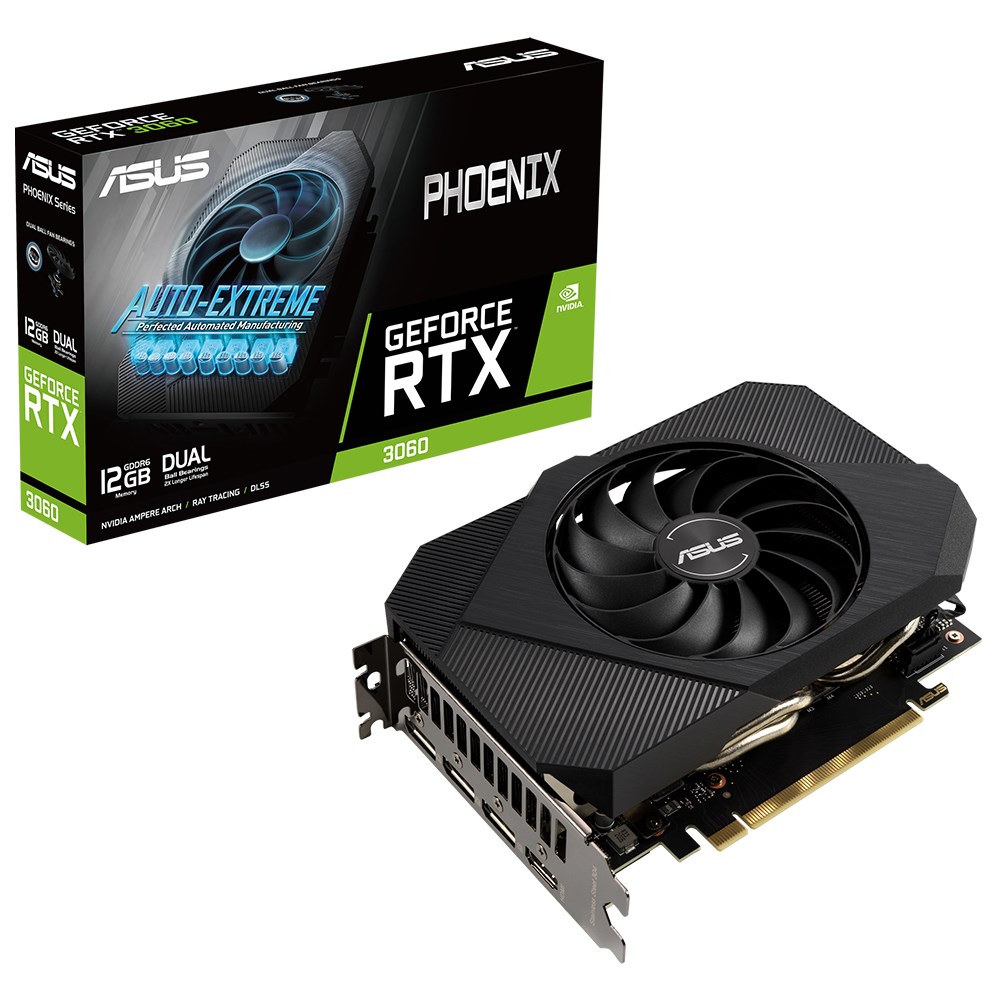 Asus NVIDIA GeForce RTX 3060 Phoenix PH-RTX3060-12G-V2 12 GB GDDR6 192 Bit Ekran Kartı