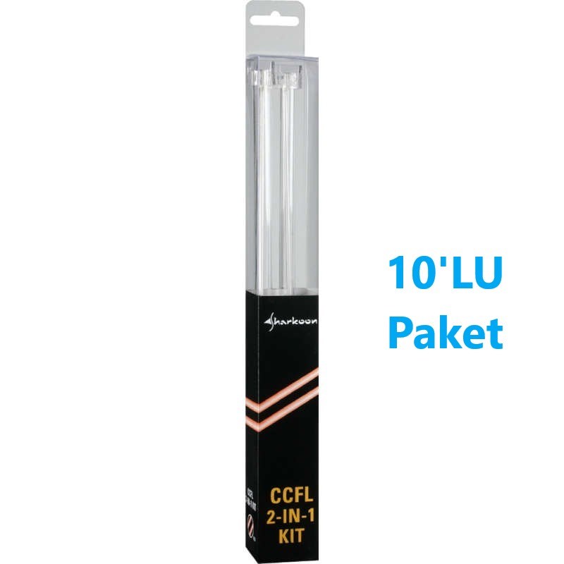  Sharkoon 12 UV CCFL Lamba 2in1 Kit 10'LU Paket