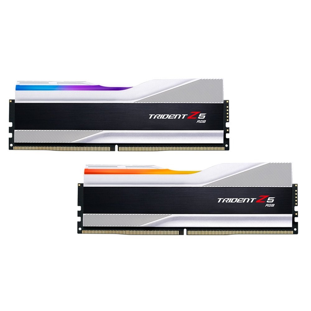 GSKILL F5-5600U3636C16GX2-TZ5RS Ripjaws Z5 RGB Silver DDR5-5600Mhz CL36 32GB (2X16GB) DUAL (36-36-36-76) 1.2V