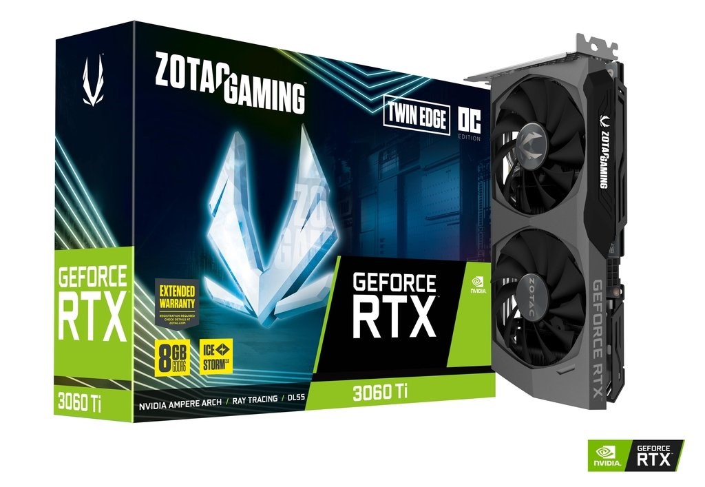 Zotac NVIDIA GeForce RTX 3060 Ti Twin Edge OC LHR ZT-A30610H-10MLHR 8 GB GDDR6 256 Bit Ekran Kartı