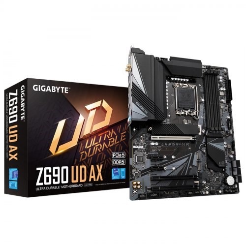 Gigabyte Z690 UD AX Intel Z690 Soket 1700 DDR5 6000(OC)MHz ATX Anakart