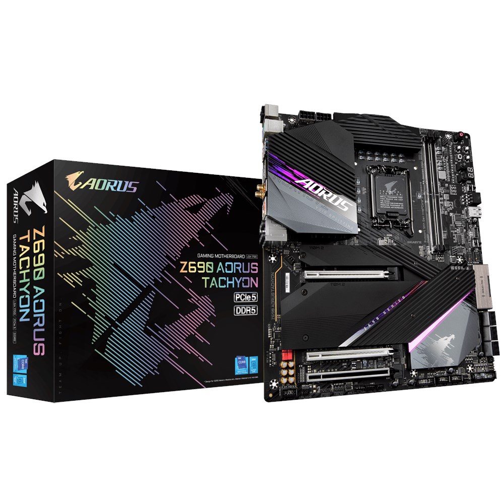 Gigabyte Z690 Aorus Tachyon LGA1700 Soket DDR5 Atx Anakart