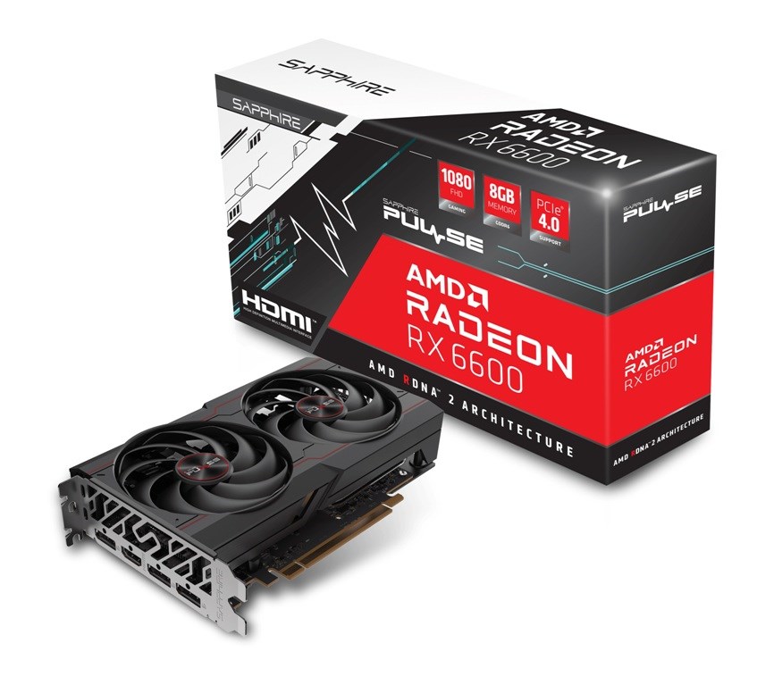 Sapphire AMD Radeon RX 6600 Pulse 11310-01-20G 8 GB GDDR6 128 Bit Ekran Kartı