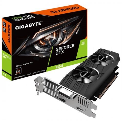 Gigabyte NVIDIA GeForce GTX 1650 OC Low Profile GV-N1650OC-4GL 4 GB GDDR5 128 Bit Ekran Kartı