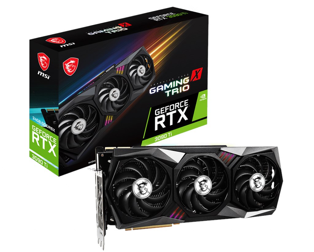 MSI GEFORCE RTX 3090 TI GAMING X TRIO 24G 24GB GDDR6X 384Bit DX12 Ekran Kartı